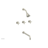 Phylrich - Basic Bld 3 Handle - Burnished Nickel