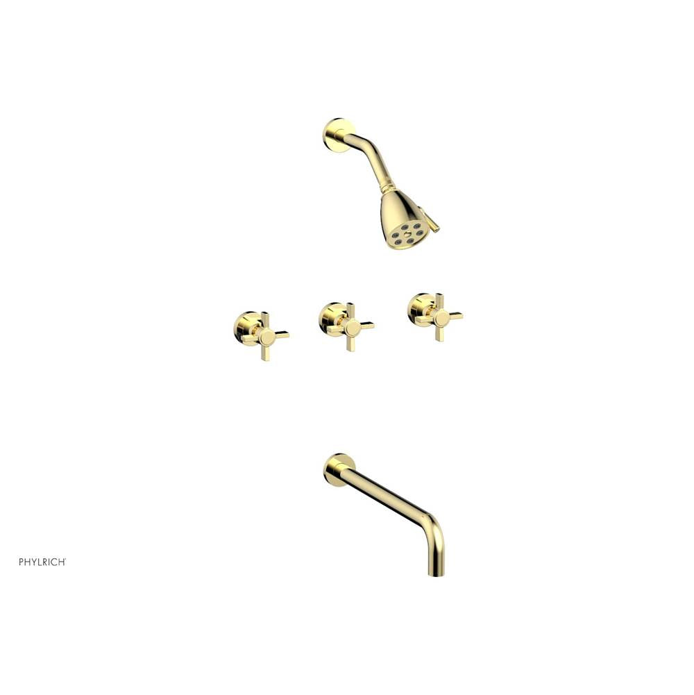 Phylrich - Basic Bld 3 Handle - Polished Brass