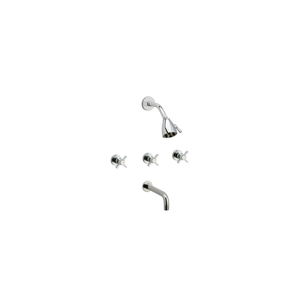 Phylrich - Basic Bld 3 Handle - Satin chrome