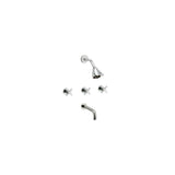 Phylrich - Basic Bld 3 Handle - Satin chrome