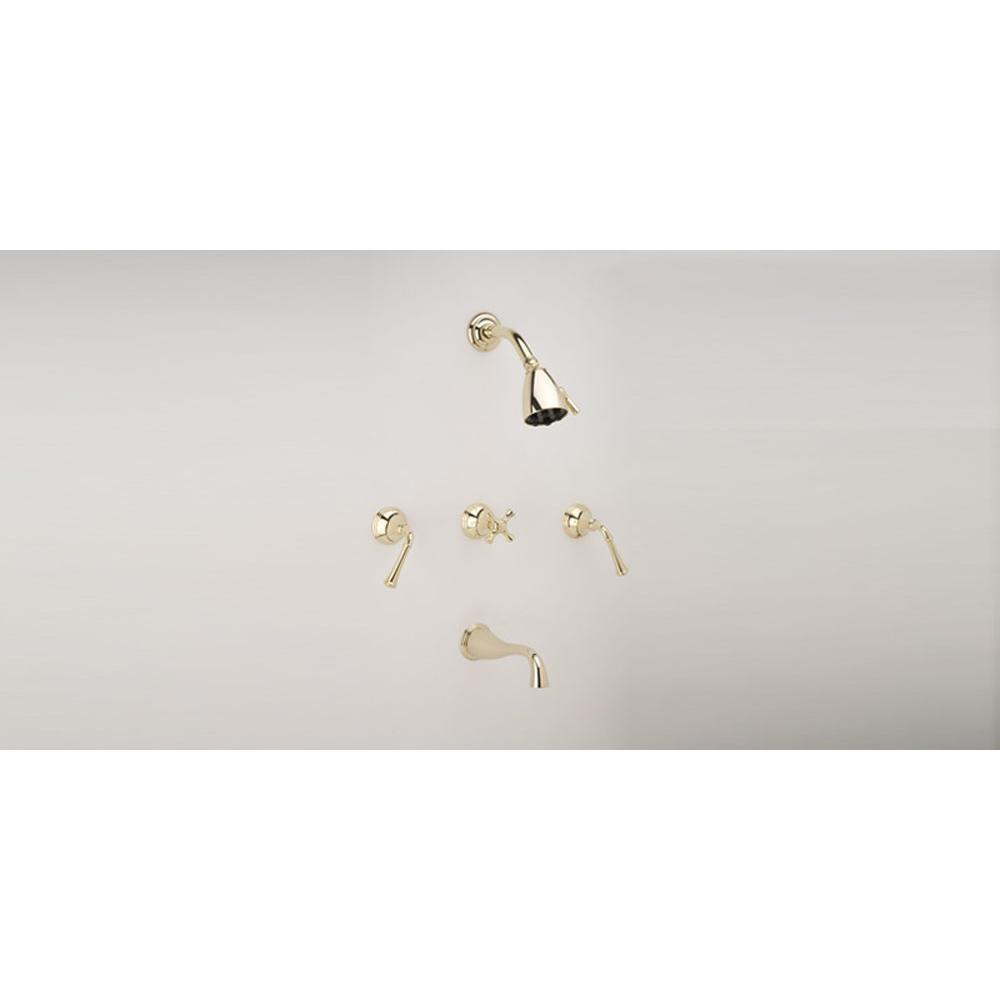 Phylrich - 3Ring Bent Lever 3 - Satin chrome