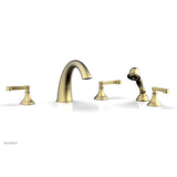 Phylrich - 3Ring Curved Handle - Burnished Gold