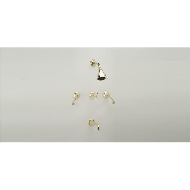 Phylrich - 3Ring Curved Handle - Satin chrome