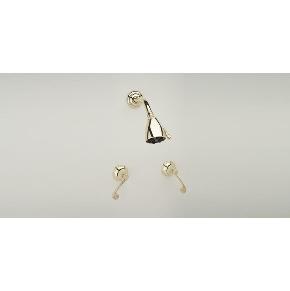 Phylrich - 3Ring Curved Handle - Satin chrome