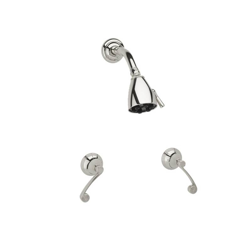 Phylrich - 3Ring Curved Handle - Old English Brass