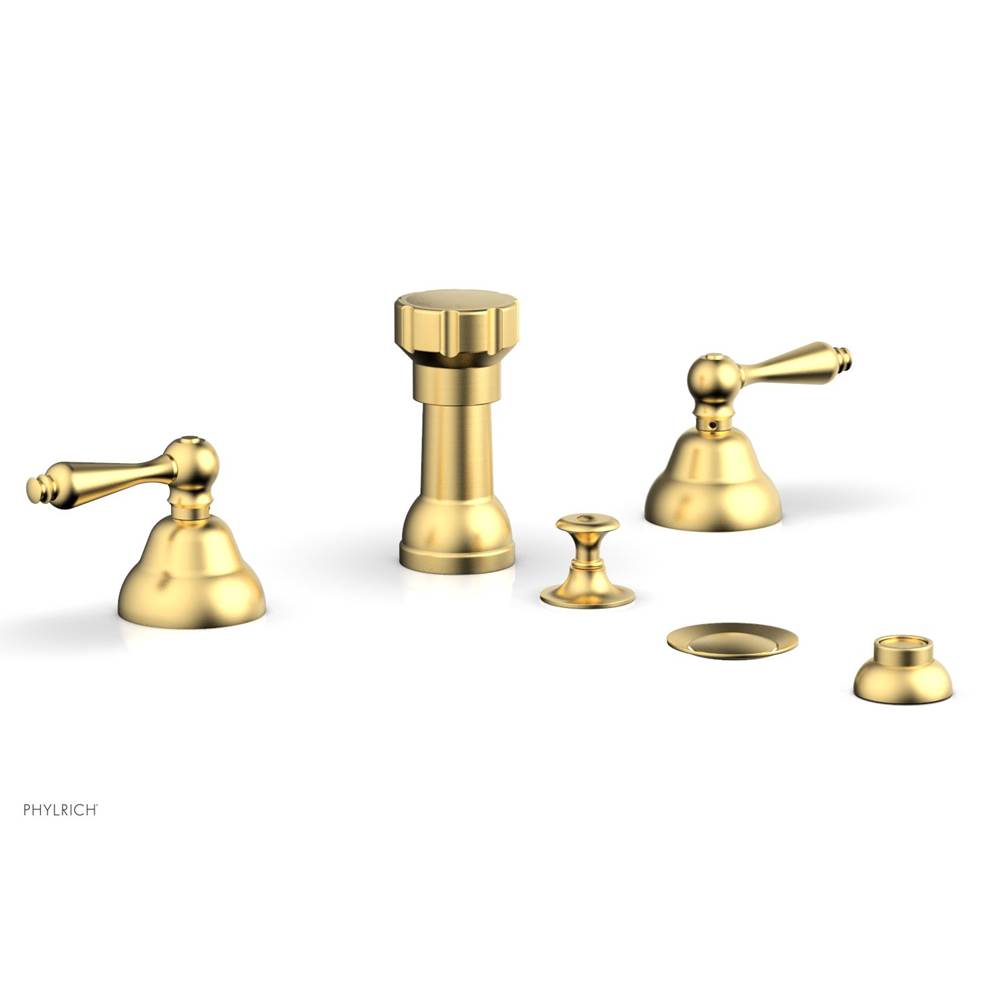 Phylrich - Revere 4 Hole Bidet - Burnished Gold