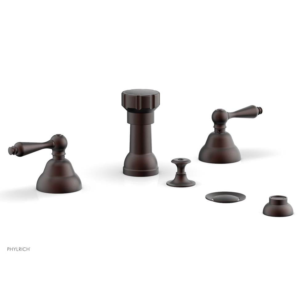Phylrich - Revere 4 Hole Bidet - Weathered Copper