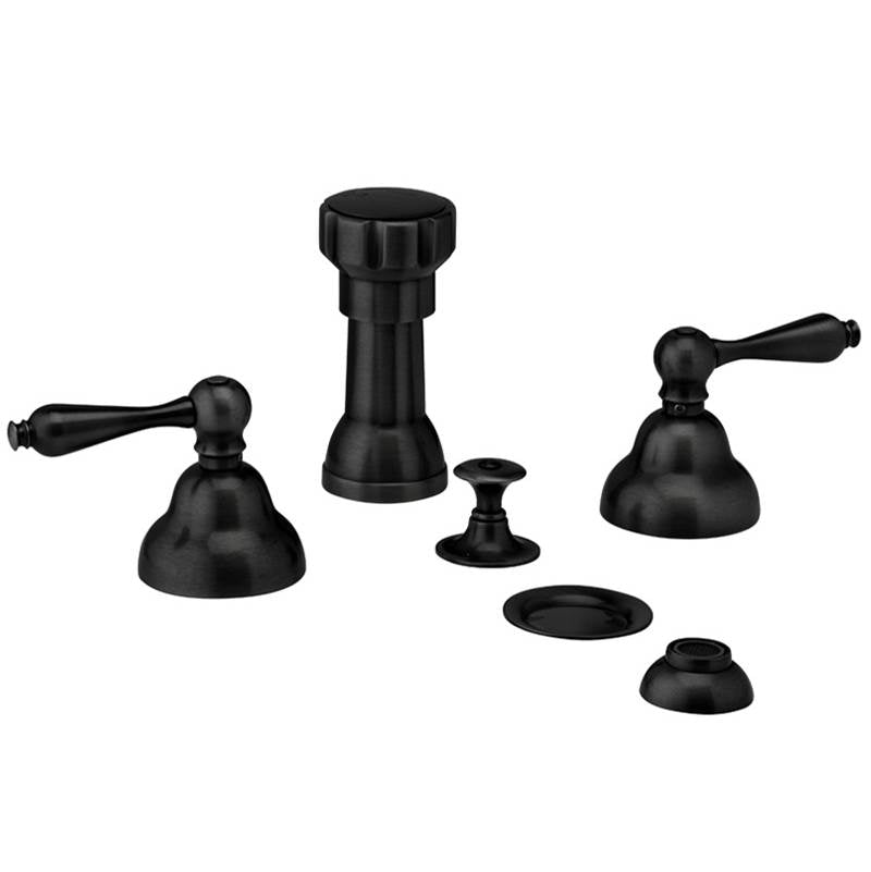 Phylrich - Revere 4 Hole Bidet - Old English Brass