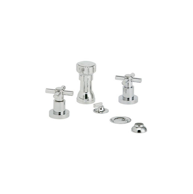 Phylrich - Basic Crs 4 Hole Bid - Satin chrome