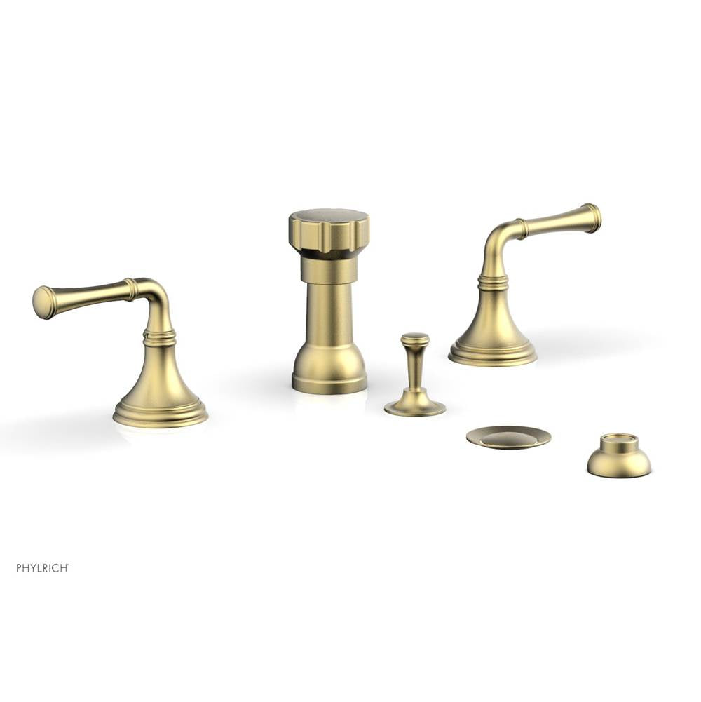Phylrich - 3Ring Bent Lever 4 H - Burnished Gold