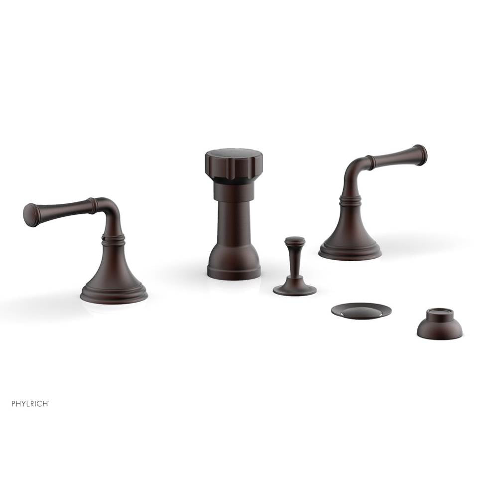 Phylrich - 3Ring Bent Lever 4 H - Weathered Copper