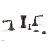 Phylrich - 3Ring Bent Lever 4 H - Weathered Copper