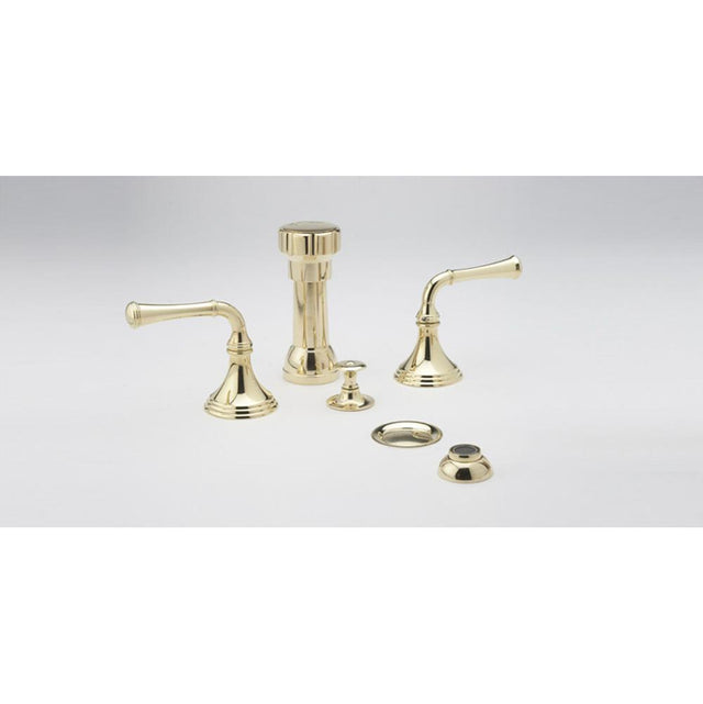 Phylrich - 3Ring Bent Lever 4 H - Old English Brass