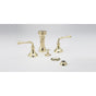 Phylrich - 3Ring Bent Lever 4 H - Old English Brass