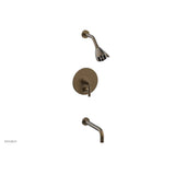 Phylrich - BASIC Pressure Balance Tub and Shower Set - 10'' Spout DPB2130-10 - Old English Brass