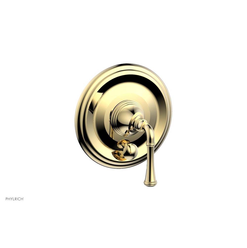 Phylrich - 3RING Plate and Handle Trim only DPB2205TO - Polished Brass Uncoated