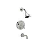 Phylrich - 3Ring Curved Handle - Old English Brass