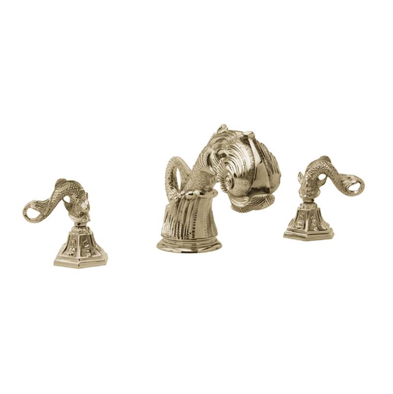 Phylrich - Rom Tub, Dolphin - Old English Brass