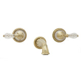 Phylrich - REGENT CUT CRYSTAL Wall Tub Set K1181 - Old English Brass
