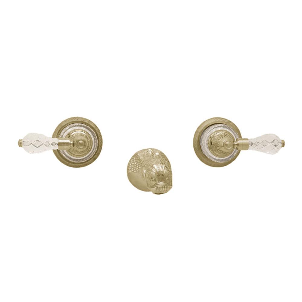 Phylrich - DOLPHIN Wall Tub Set K1184 - Old English Brass