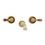 Phylrich - VERSAILLES Wall Tub Set K1241 - Old English Brass