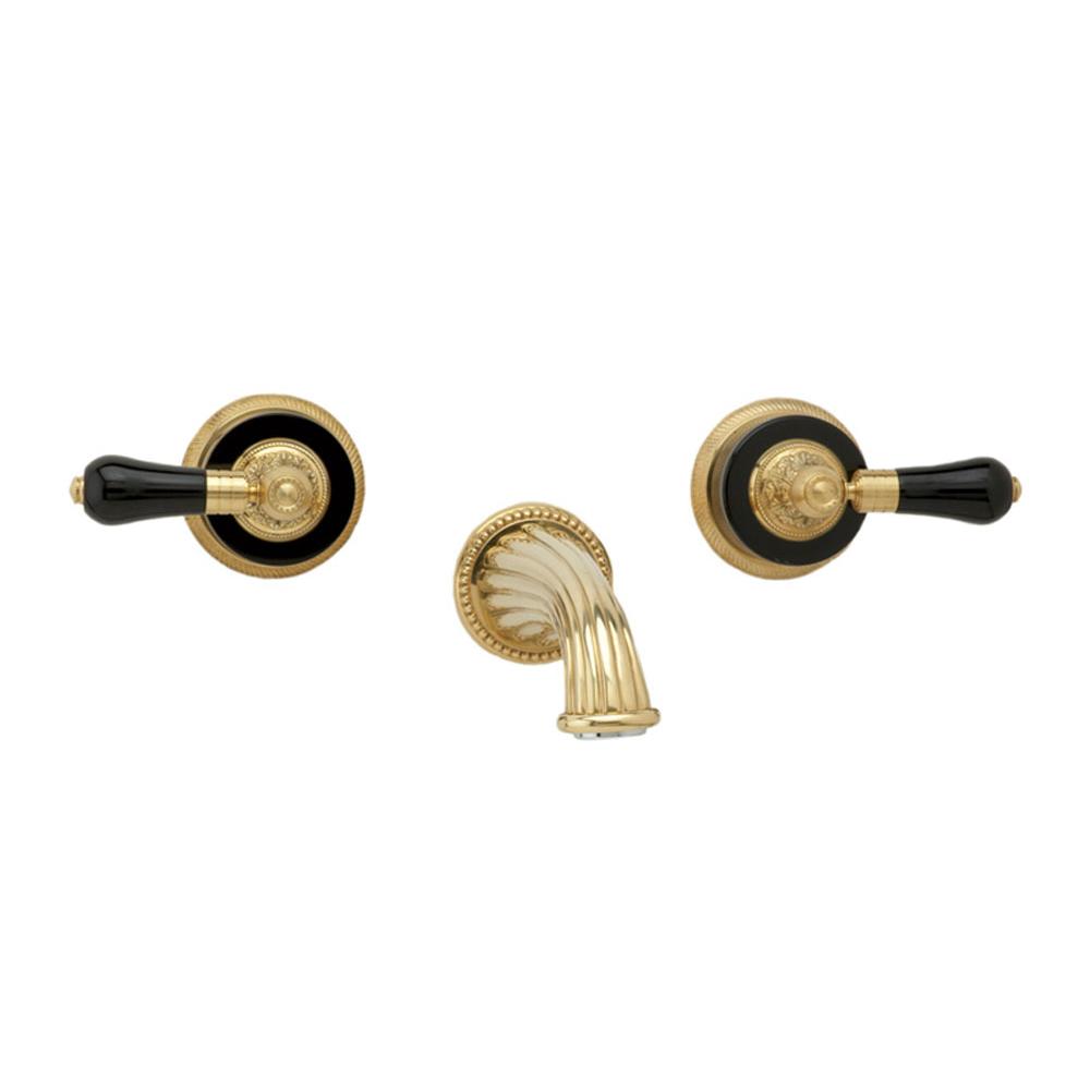Phylrich - VERSAILLES Wall Tub Set K1244 - Old English Brass