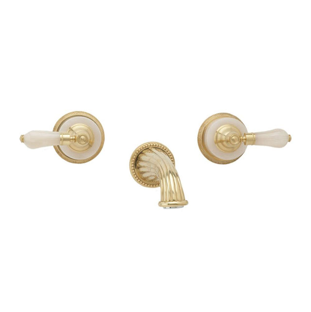Phylrich - REGENT Wall Tub Set K1273 - Old English Brass