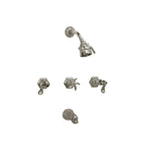 Phylrich - 3 Handle Tub/Shower, - Old English Brass