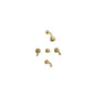 Phylrich - 3 Handle Tub/Shower, - Old English Brass