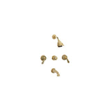 Phylrich - 3 Handle Tub/Shower, - Old English Brass