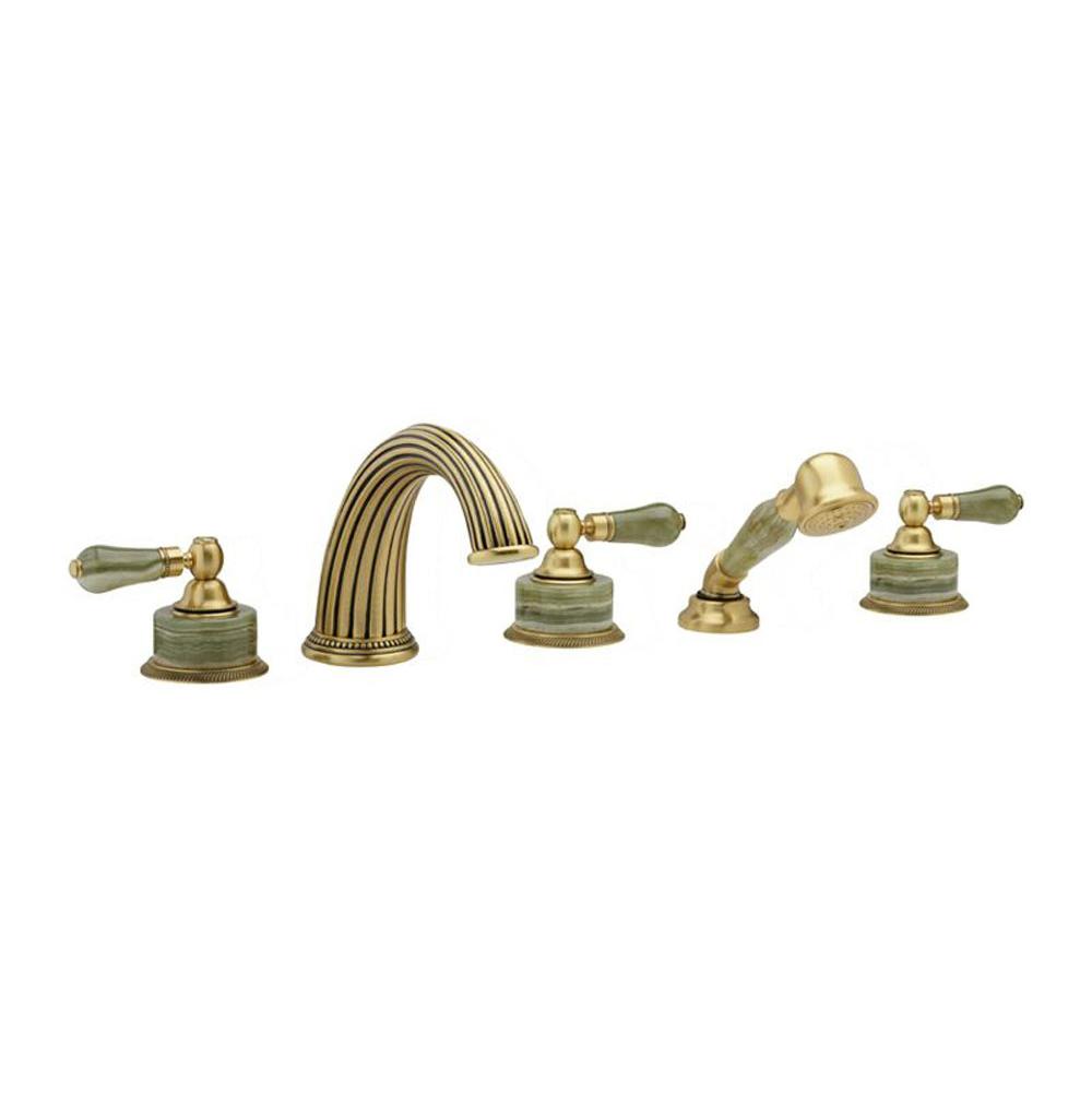 Phylrich - Deck Tub With Hand - Old English Brass