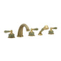 Phylrich - Deck Tub With Hand - Old English Brass
