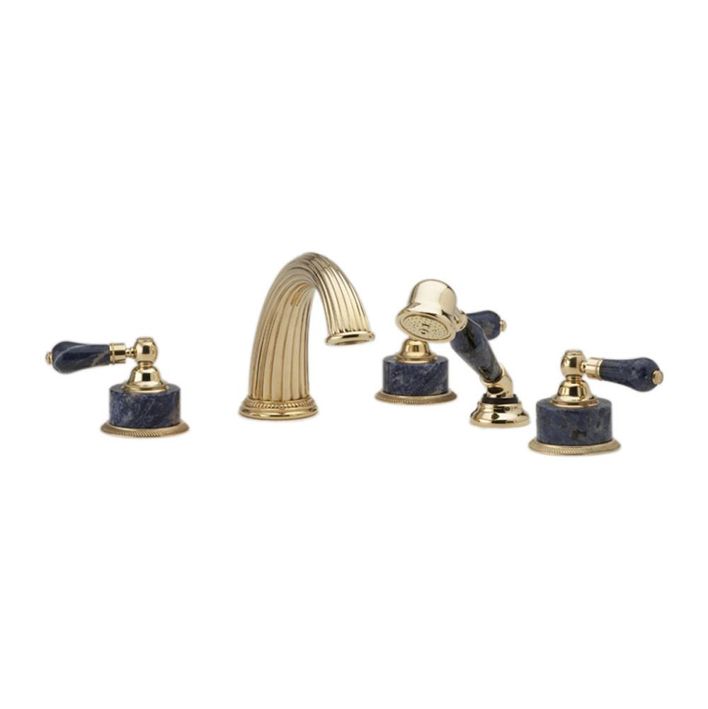 Phylrich - Deck Tub With Hand - Old English Brass