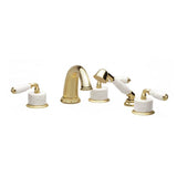 Phylrich - Deck Tub With Hand - Old English Brass