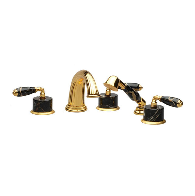 Phylrich - Deck Tub With Hand - Satin chrome