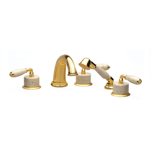 Phylrich - Deck Tub With Hand - Satin chrome