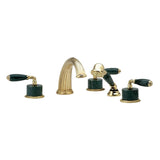 Phylrich - Deck Tub With Hand - Old English Brass
