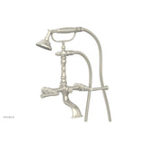 Phylrich - 3 Ring Straight Handle On Exposed Tub &   Shower Set. - Burnished Nickel