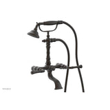 Phylrich - 3 Ring Straight Handle On Exposed Tub &   Shower Set. - Oil Rubbed Bronze