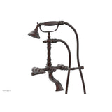 Phylrich - 3 Ring Straight Handle On Exposed Tub &   Shower Set. - Weathered Copper
