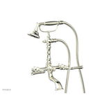 Phylrich - 3 Ring Straight Handle On Exposed Tub &   Shower Set. - Satin Nickel