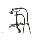 Phylrich - 3 Ring Curved Handle   On Exposed Tub And   Shower Set - Oil Rubbed Bronze