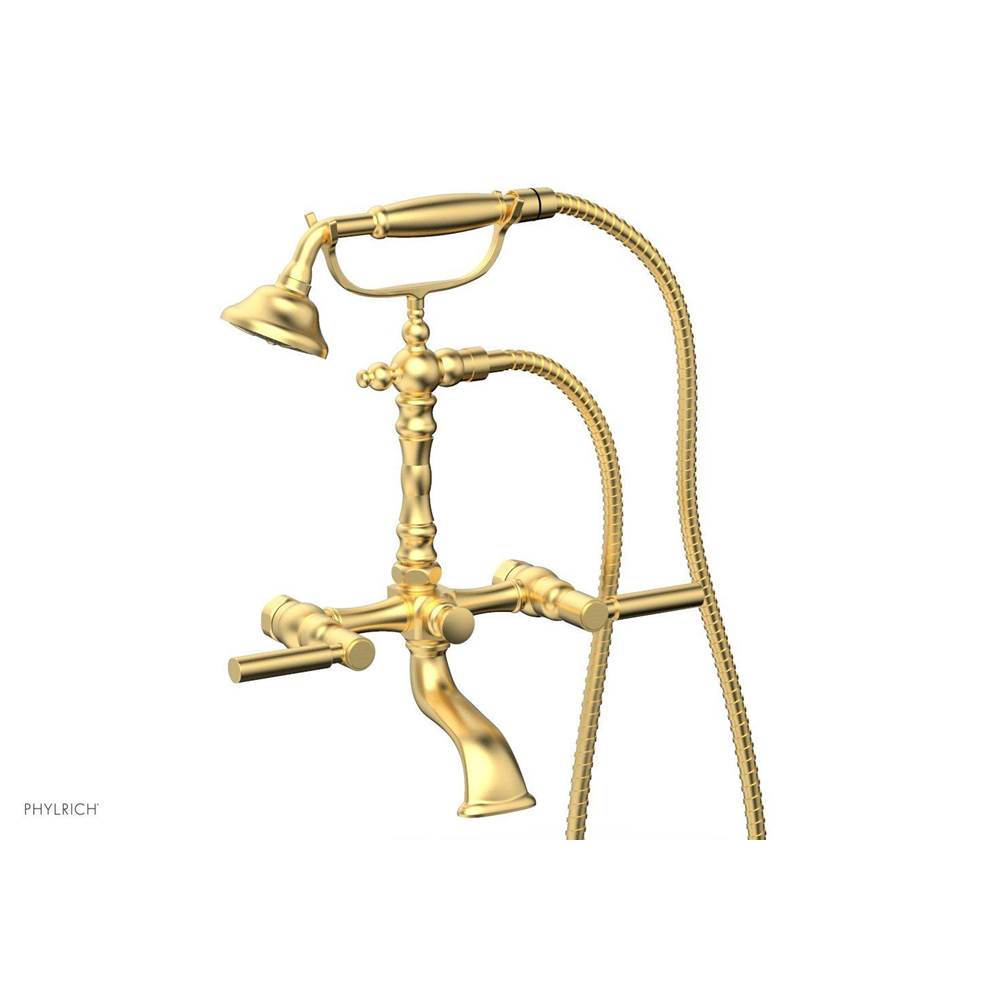 Phylrich - Basic Lever Handle   On Exposed Tub & Shwr  Set - Burnished Gold