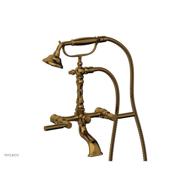 Phylrich - Basic Lever Handle   On Exposed Tub & Shwr  Set - French Brass