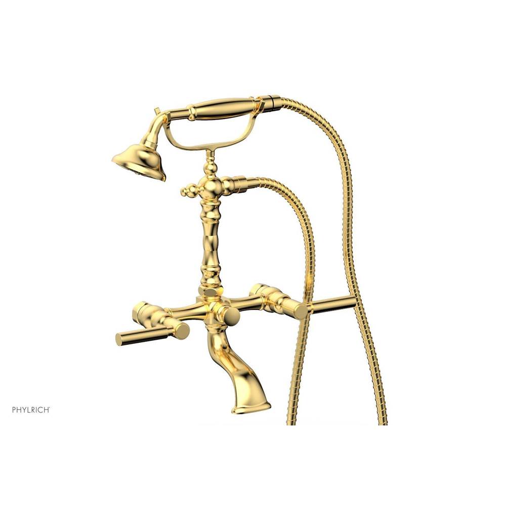 Phylrich - Basic Lever Handle   On Exposed Tub & Shwr  Set - Satin Gold