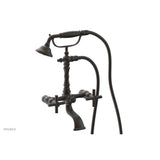 Phylrich - Basic Tubular Cross Handle   On Exposed Tub & Shwr  Set - Weathered Copper