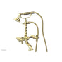 Phylrich - Basic Tubular Cross Handle   On Exposed Tub & Shwr  Set - French Brass