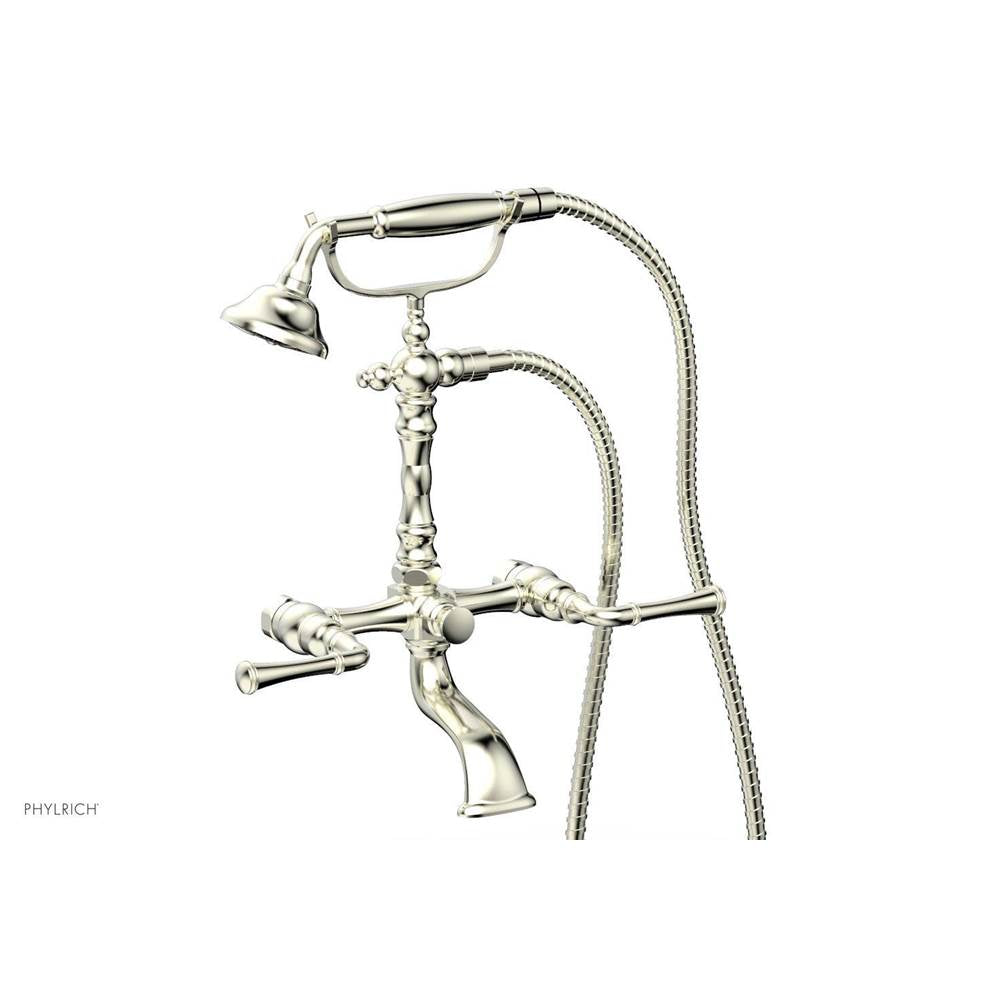 Phylrich - Beaded Lever Handle  Exposed T/S Set - Polished Brass
