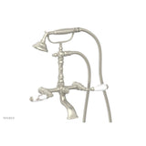 Phylrich - Exp. Tub & Hnd Shwr  Valencia Wht Hdls - Polished Brass Uncoated