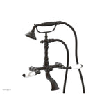 Phylrich - Exp. Tub & Hnd Shwr  Valencia Wht Hdls - Oil Rubbed Bronze